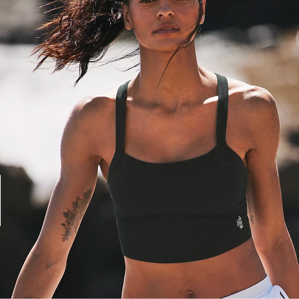 FP Movement All Clear Solid Cami Black XS/S